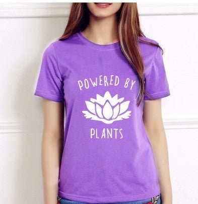 Powered By Plants Tee - Tiny Zen Gardens