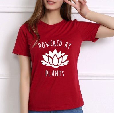 Powered By Plants Tee - Tiny Zen Gardens