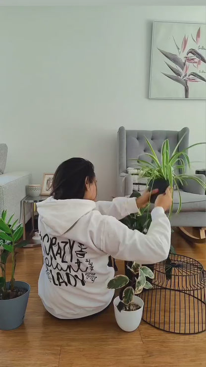 Hooded Sweatshirt | Crazy plant lady