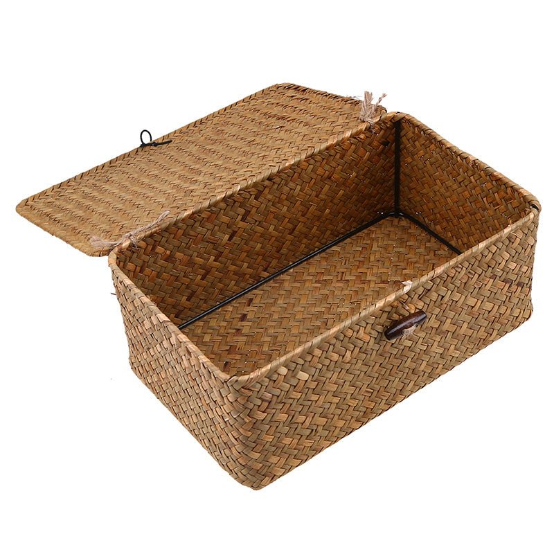 Straw household baskets - Tiny Zen Gardens