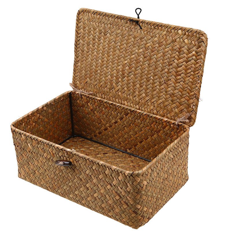 Straw household baskets - Tiny Zen Gardens