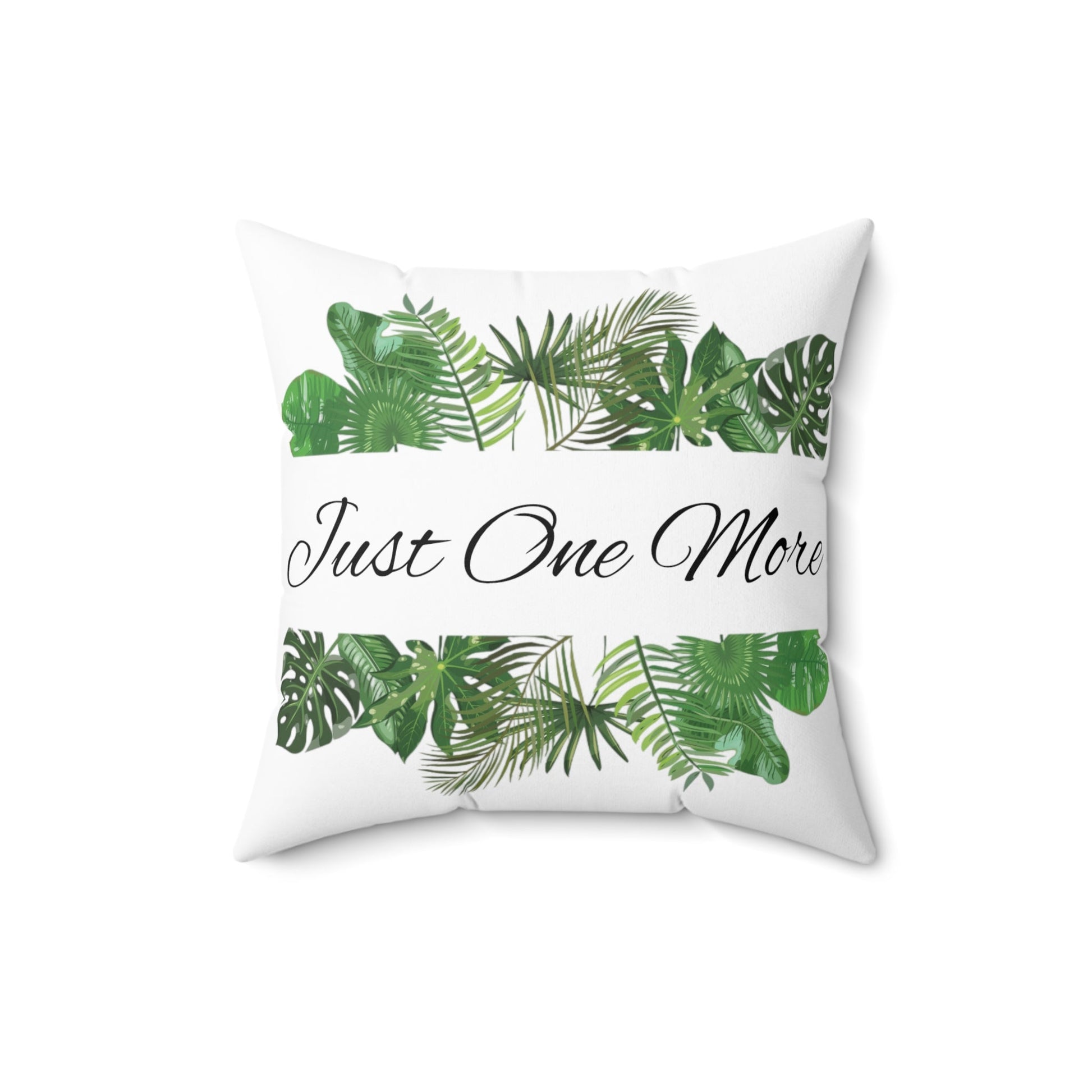 Throw Pillow | Just One More | Tiny Zen Gardens - Tiny Zen Gardens