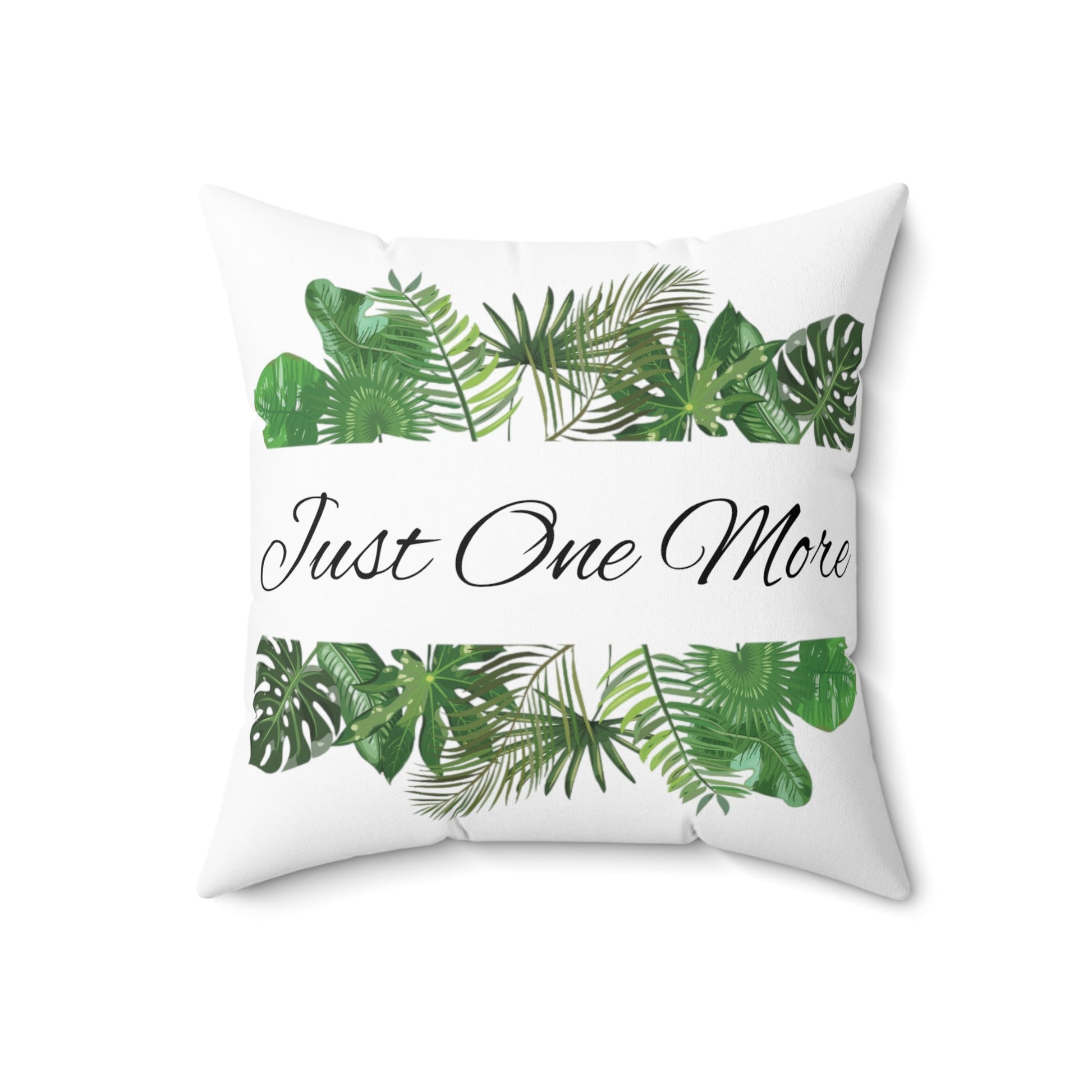 Throw Pillow | Just One More | Tiny Zen Gardens - Tiny Zen Gardens