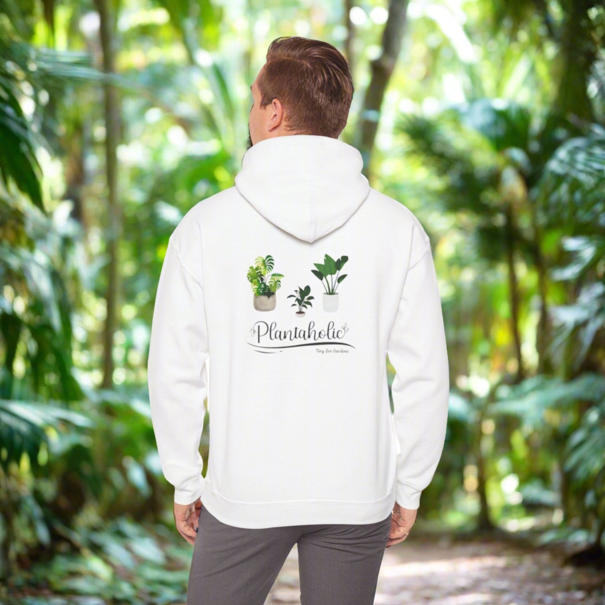 Unisex Heavy Blend™ Hooded Sweatshirt | Plantaholic | Tiny Zen Gardens - Tiny Zen Gardens