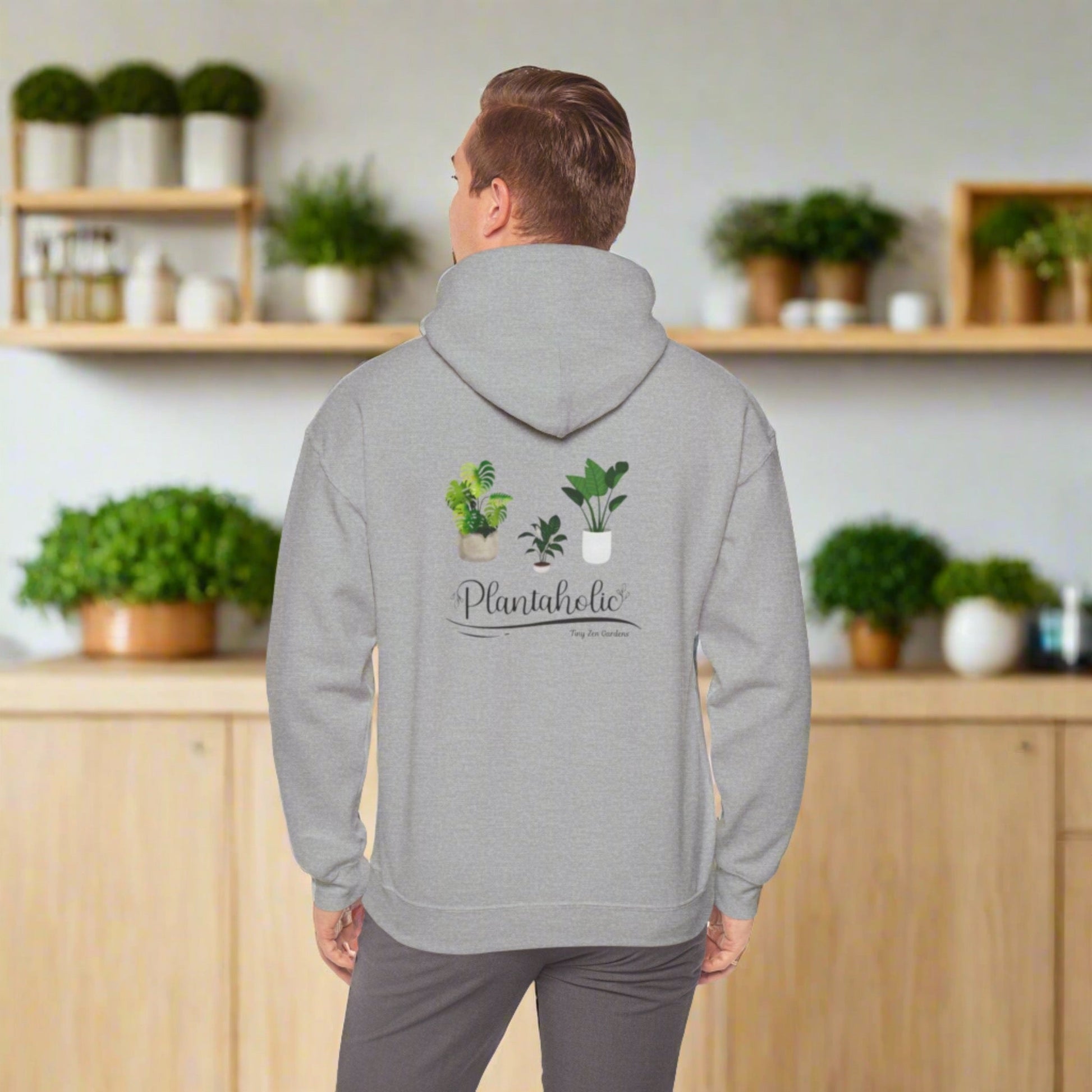 Unisex Heavy Blend™ Hooded Sweatshirt | Plantaholic | Tiny Zen Gardens - Tiny Zen Gardens