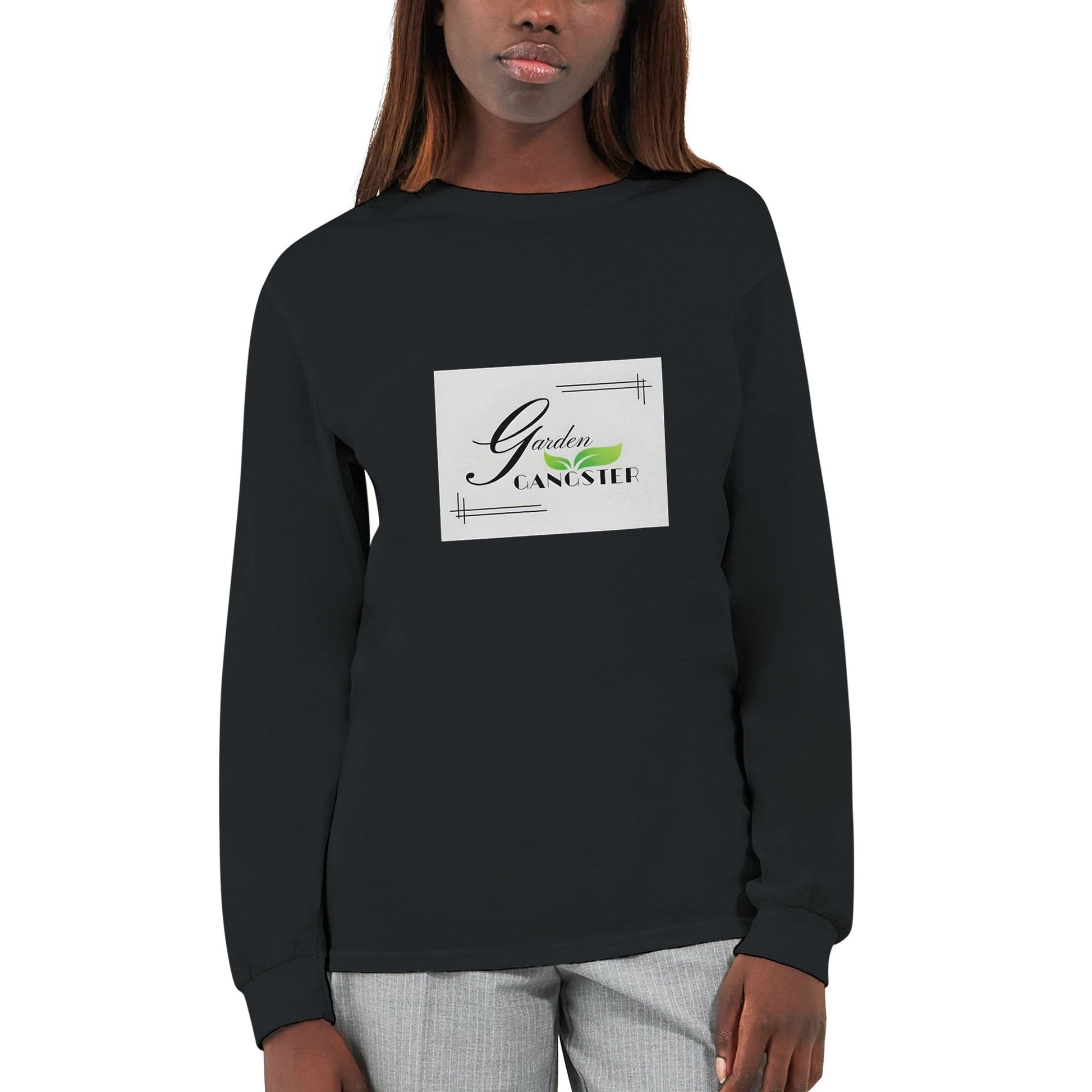 Unisex Long - sleeve T - shirt | Garden Gangster | Tiny Zen Gardens - Tiny Zen Gardens