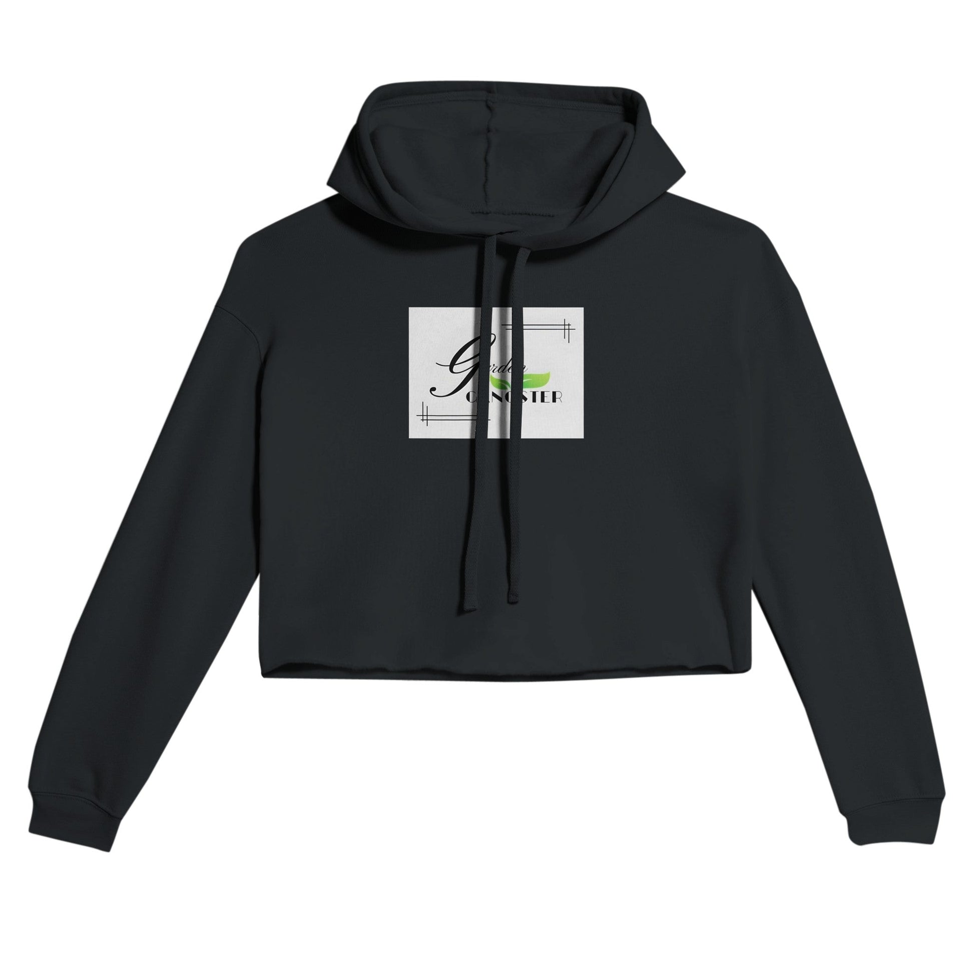 Women's Cropped Hoodie | Garden Gangster | Tiny Zen Gardens - Tiny Zen Gardens