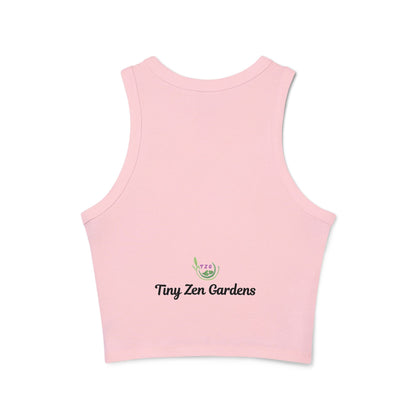 Women's Racer Tank Top | Don’t Be A Prick | Tiny Zen Gardens - Tiny Zen Gardens