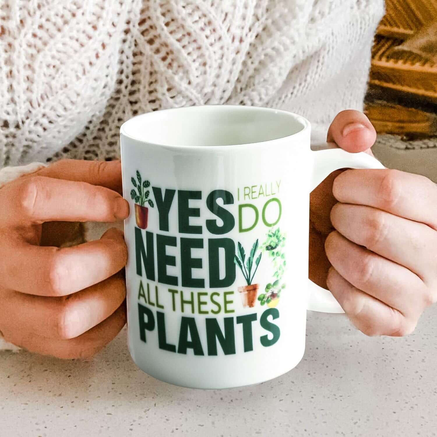 Yes I Really Do Need All These Plants Mug - Tiny Zen Gardens